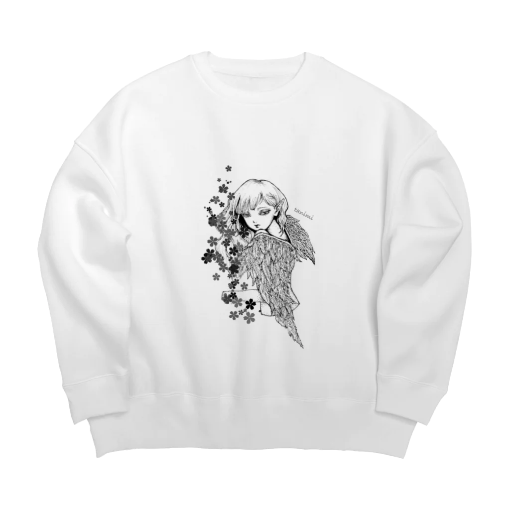 たにみと死の淵の堕天使ちゃん2 Big Crew Neck Sweatshirt