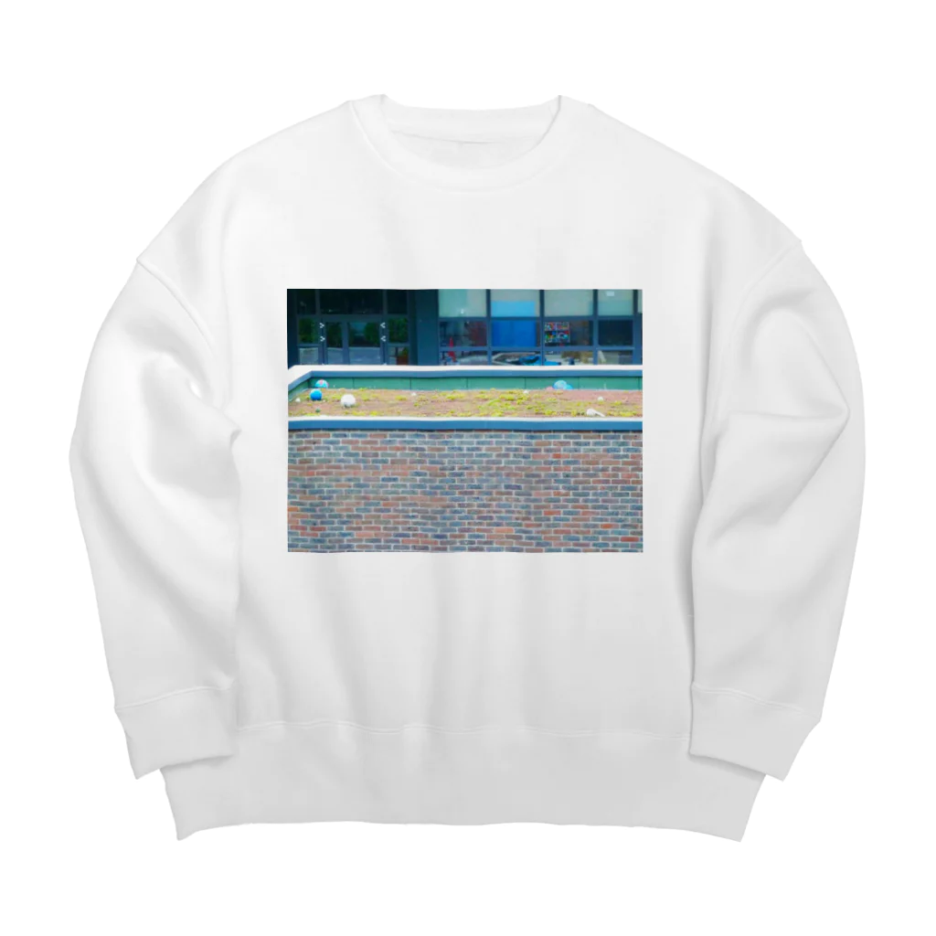 Ritz-studioのレンガとボール　iPhone ロンドン　イギリス　風景写真 Big Crew Neck Sweatshirt