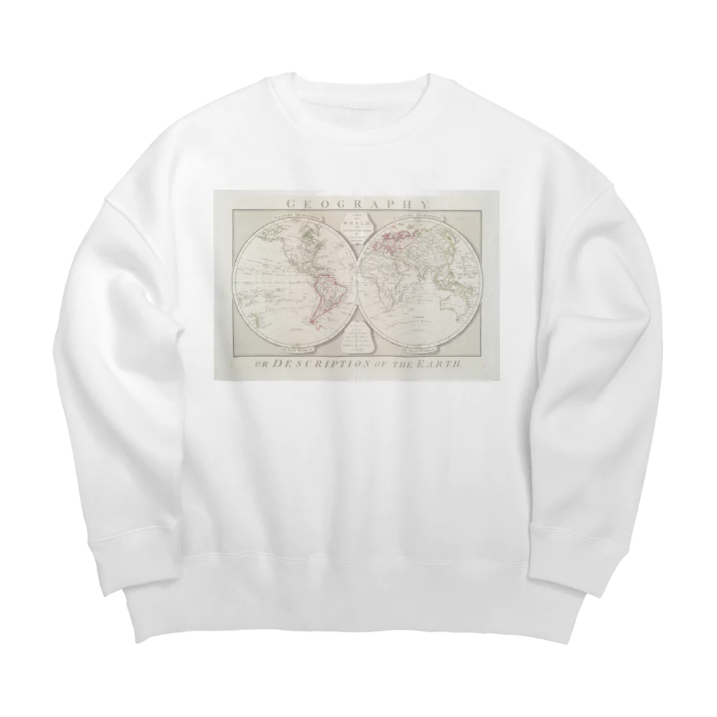 RI=PRODUCTの世界地図 Big Crew Neck Sweatshirt