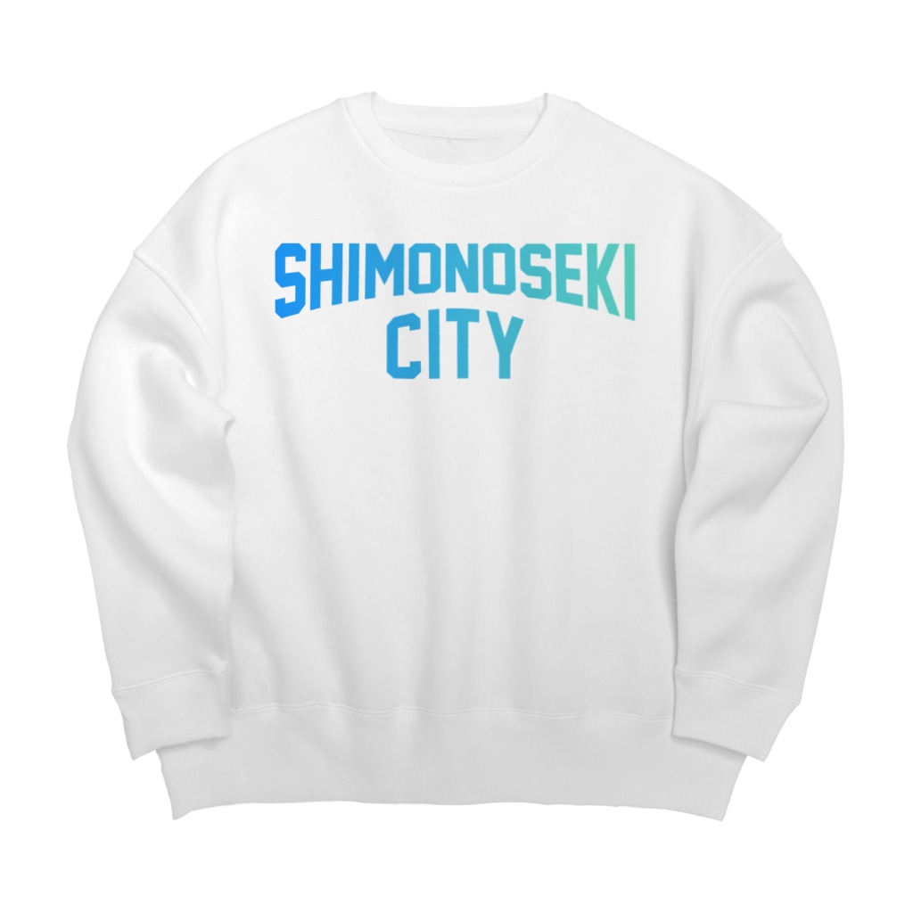 JIMOTO Wear Local Japanの下関市 SHIMONOSEKI CITY Big Crew Neck Sweatshirt