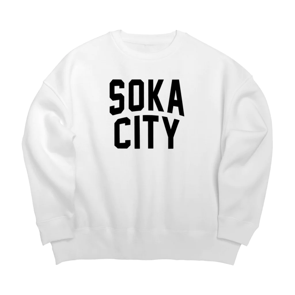 JIMOTOE Wear Local Japanの草加市 SOKA CITY Big Crew Neck Sweatshirt