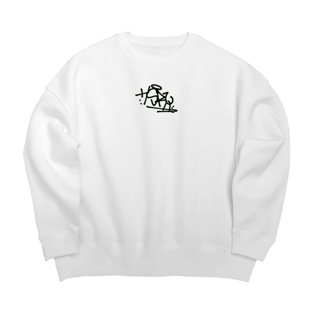 RのHSRY Tagging Big Crew Neck Sweatshirt