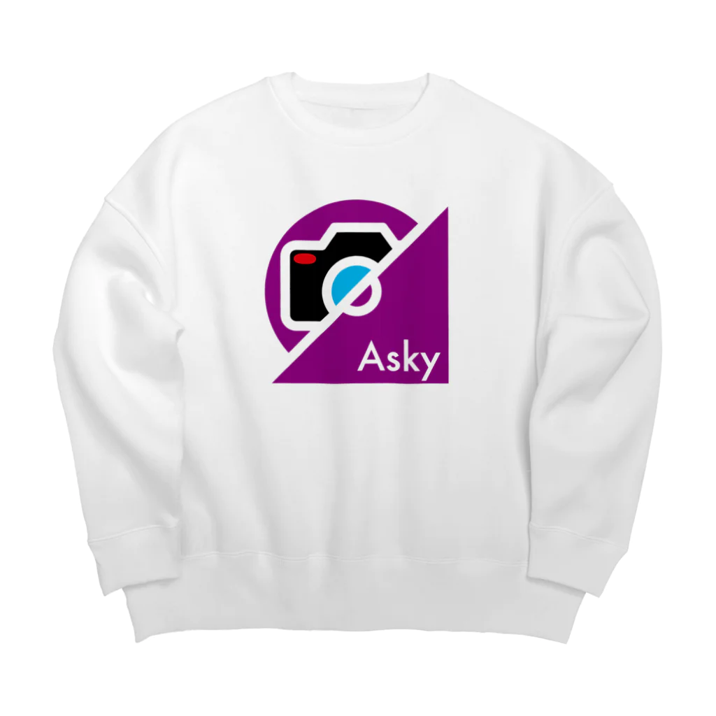 原田専門家のパ紋No.3397 Asky Big Crew Neck Sweatshirt