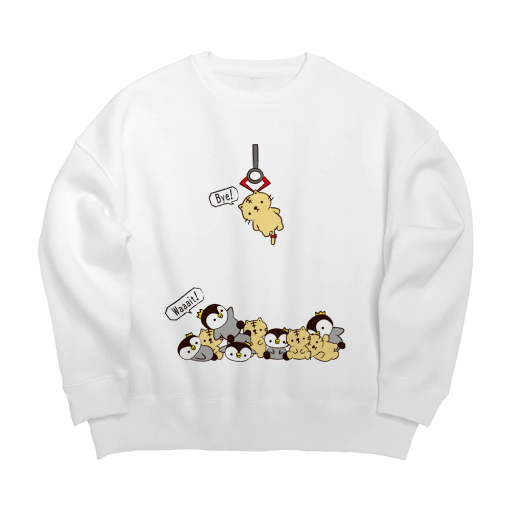 猫店長のお店～ペンギンの野望～のクレーンゲーム Big Crew Neck Sweatshirt