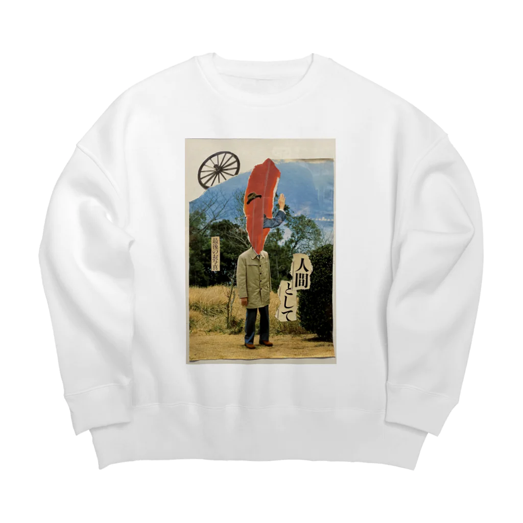 402ROOMの人間としてスウェット Big Crew Neck Sweatshirt