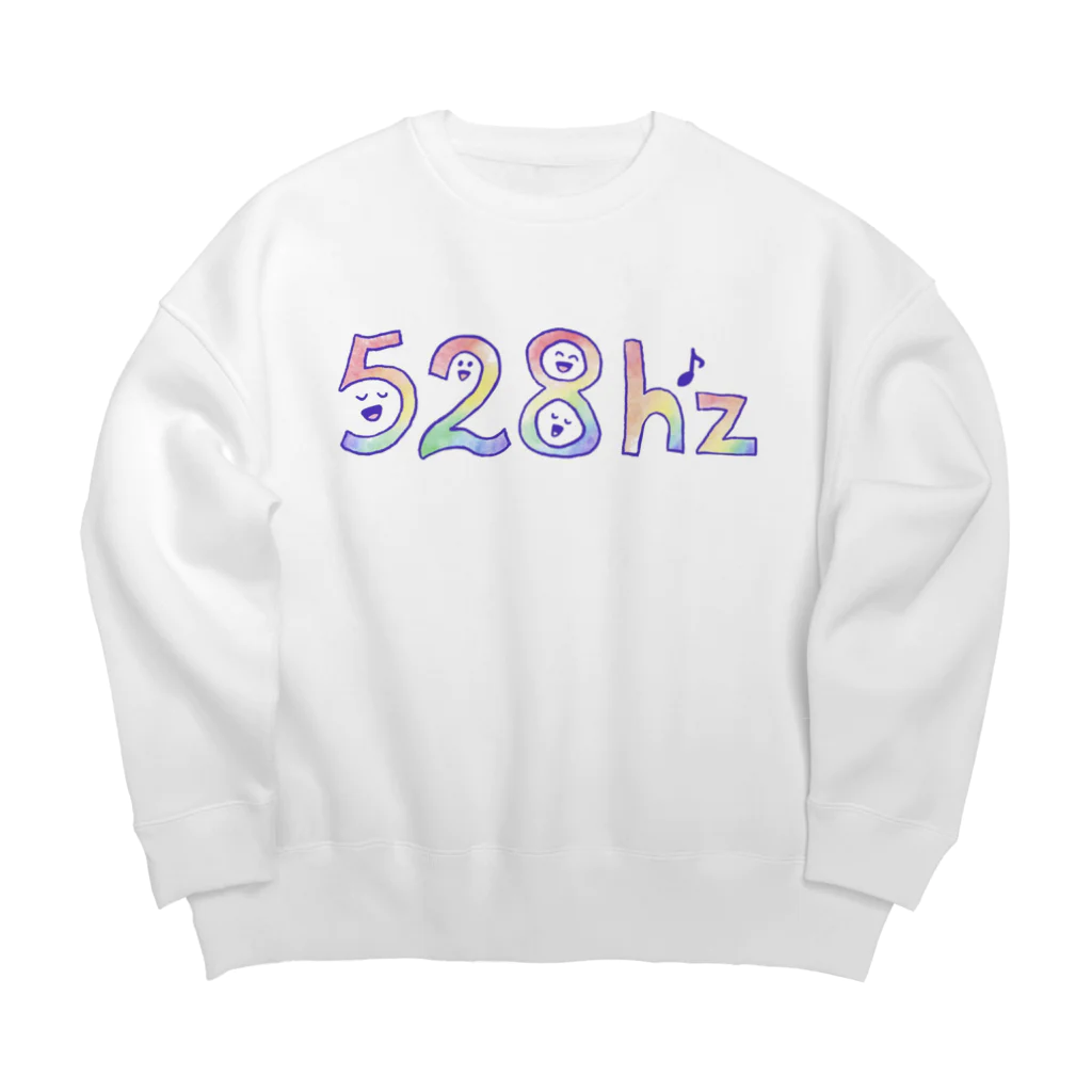 OHANABATAKEの528hz  Big Crew Neck Sweatshirt