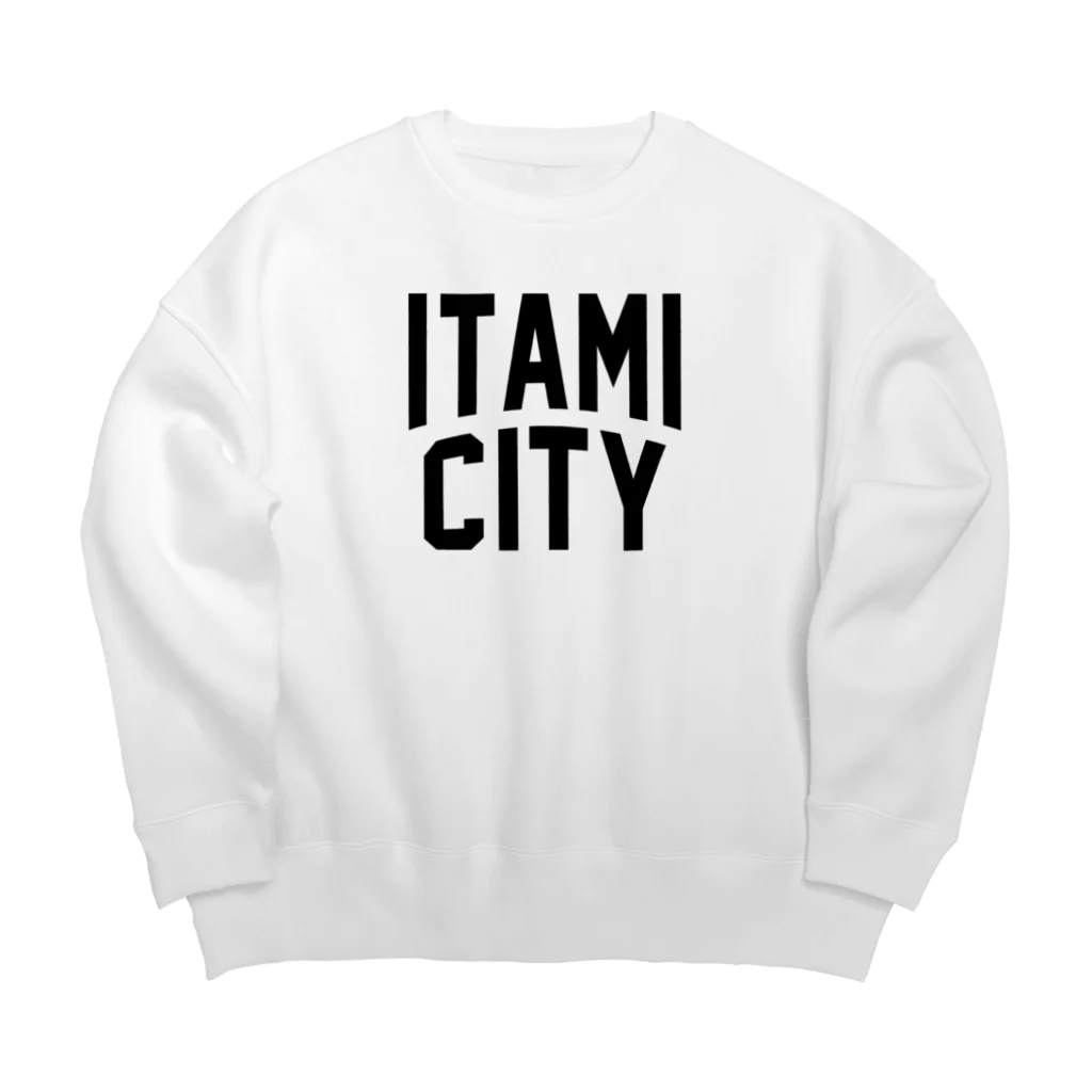 JIMOTOE Wear Local Japanの伊丹市 ITAMI CITY Big Crew Neck Sweatshirt