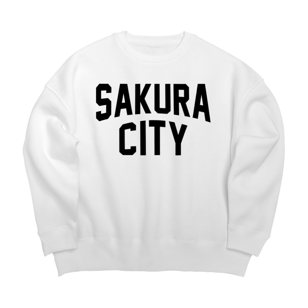 JIMOTO Wear Local Japanの佐倉市 SAKURA CITY Big Crew Neck Sweatshirt