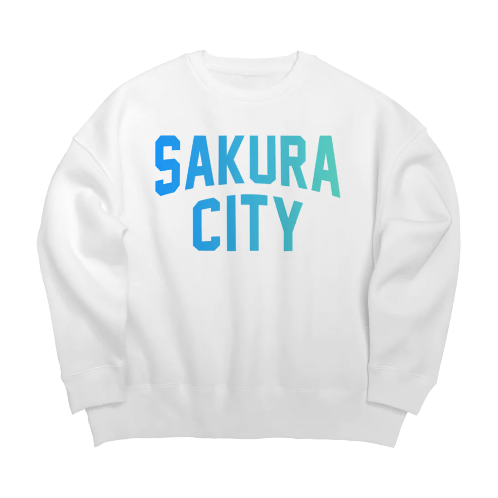 JIMOTOE Wear Local Japanの佐倉市 SAKURA CITY Big Crew Neck Sweatshirt