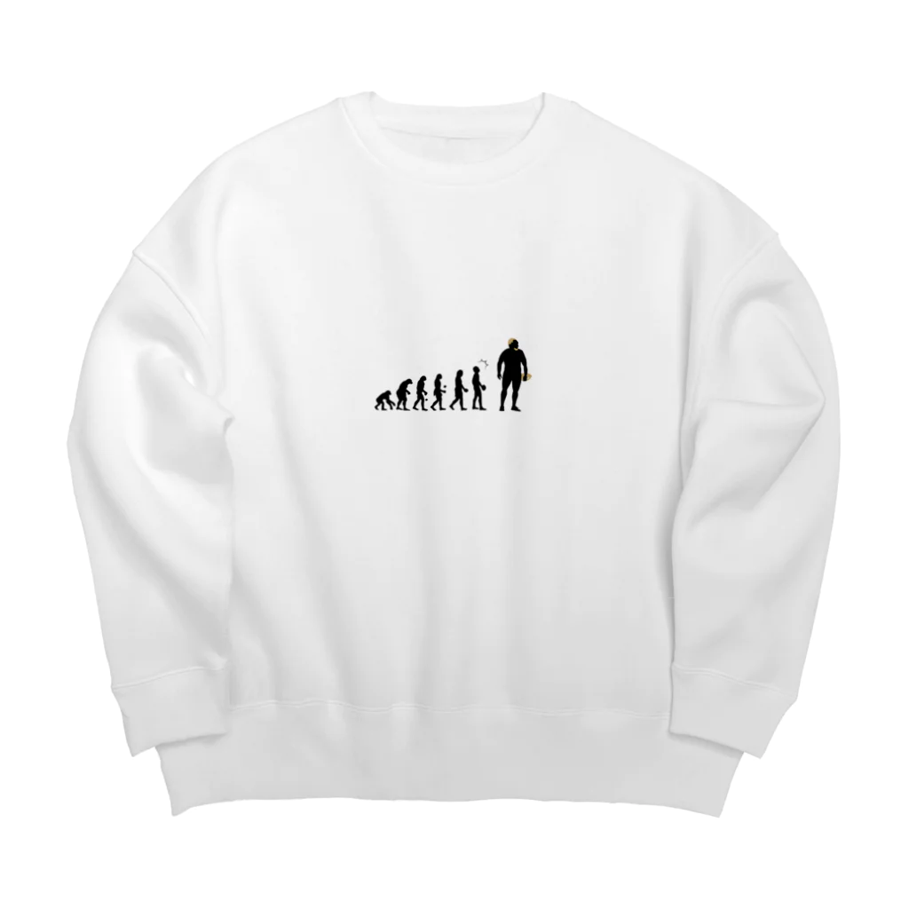 Tattletalesの進化するラグビー選手 Big Crew Neck Sweatshirt