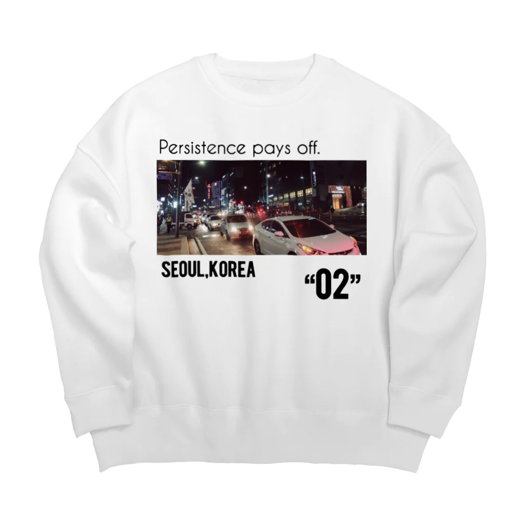   NOMEHENのPersistence pays off. Big Crew Neck Sweatshirt