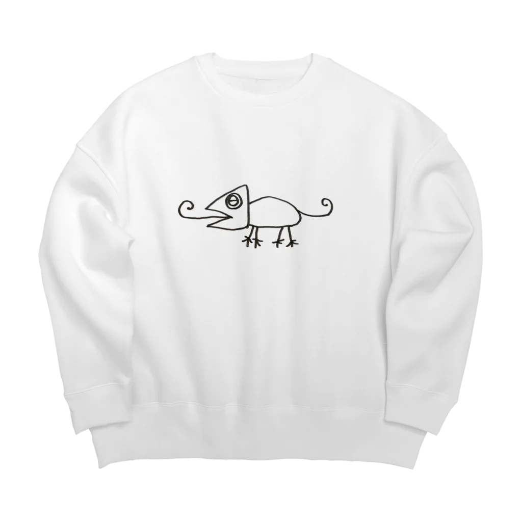 T3.（ティースリー）のカメレオンキャラクタービッグシルエットスウェット Big Crew Neck Sweatshirt