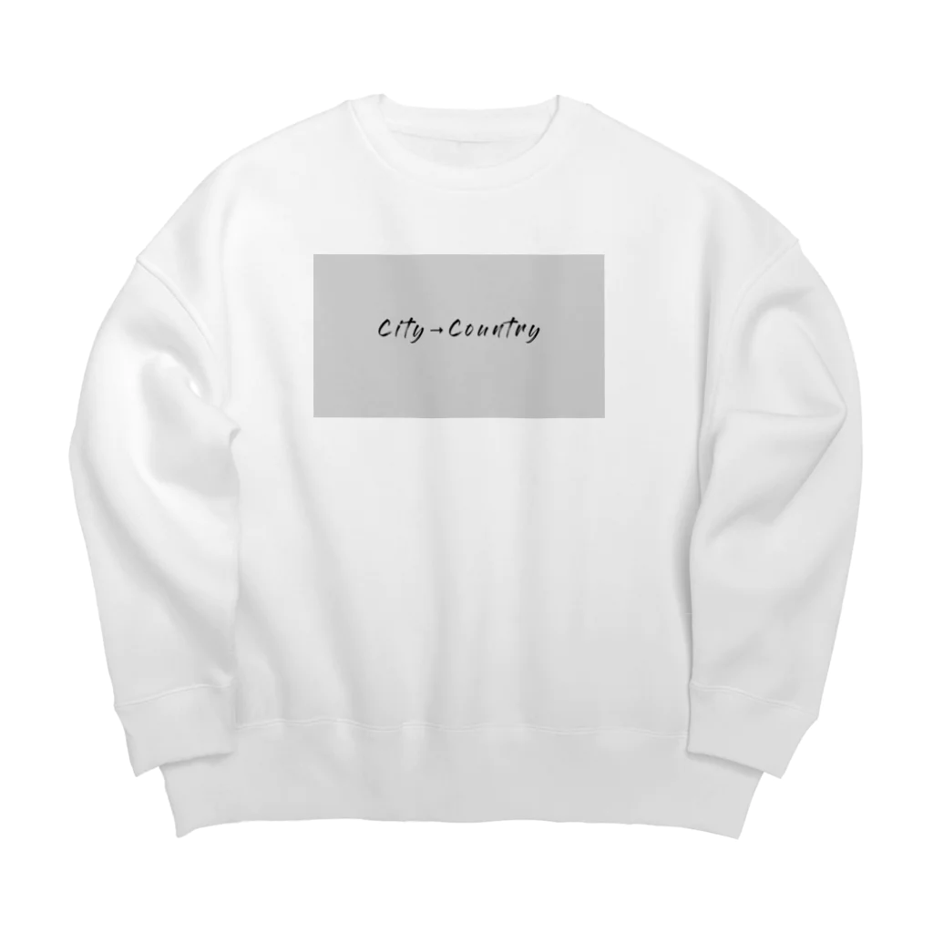 たかぼっち。の移住T Big Crew Neck Sweatshirt