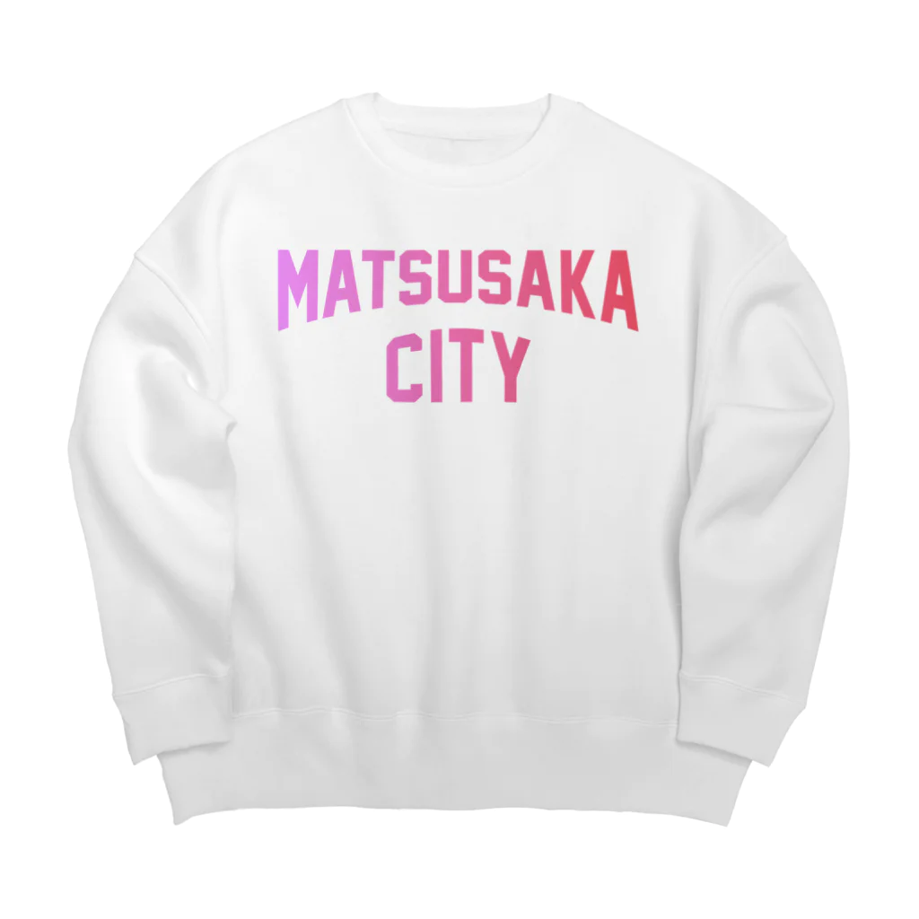 JIMOTOE Wear Local Japanの松阪市 MATSUSAKA CITY Big Crew Neck Sweatshirt