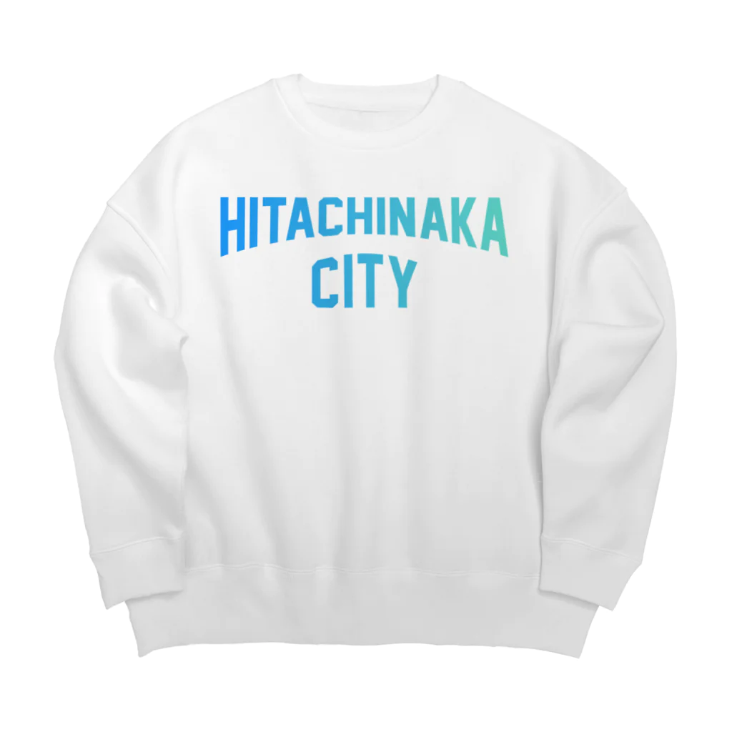 JIMOTO Wear Local Japanのひたちなか市 HITACHINAKA CITY Big Crew Neck Sweatshirt