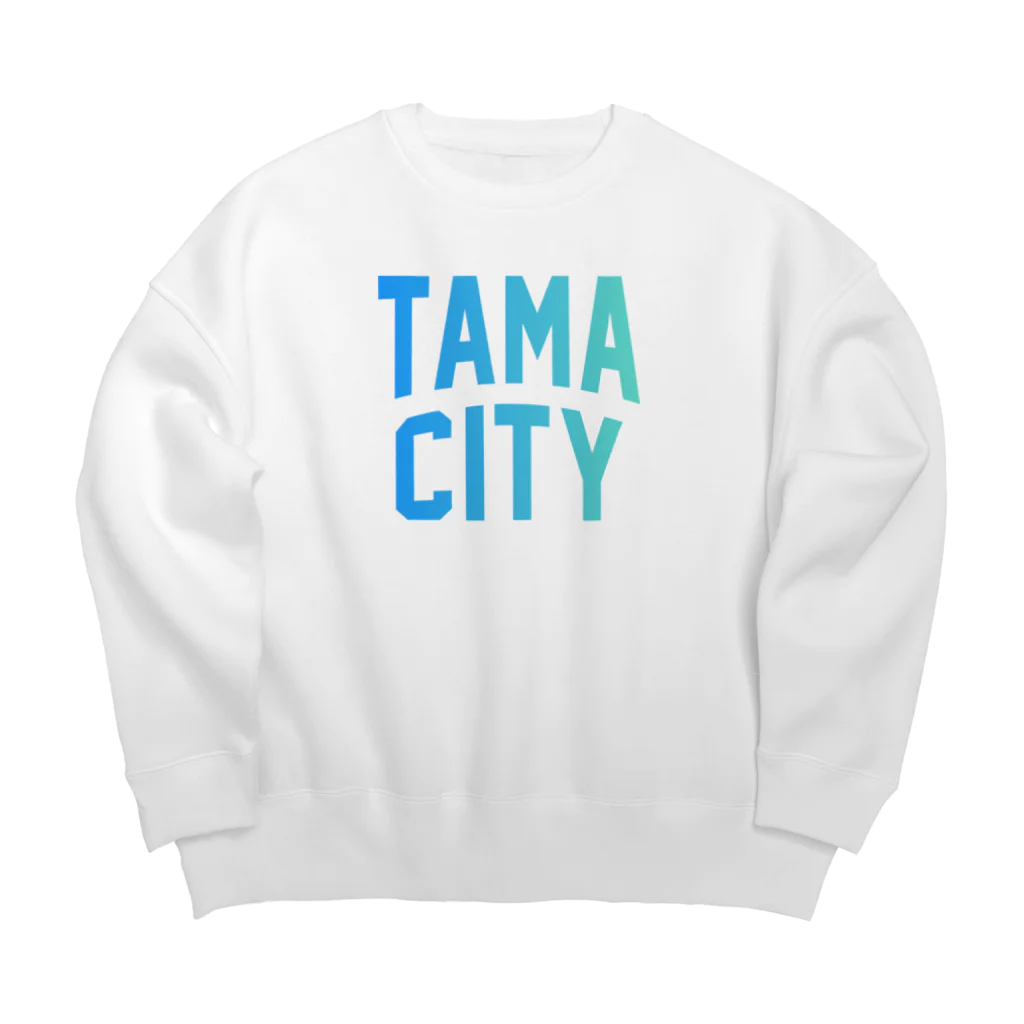 JIMOTOE Wear Local Japanの多摩市 TAMA CITY Big Crew Neck Sweatshirt