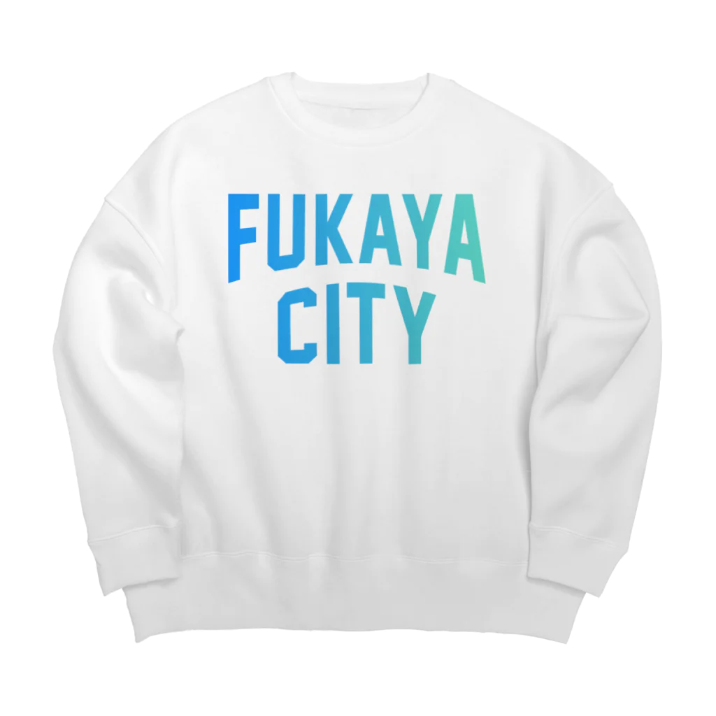 JIMOTO Wear Local Japanの深谷市 FUKAYA CITY Big Crew Neck Sweatshirt