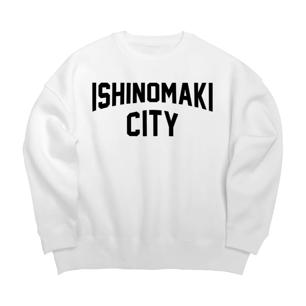 JIMOTOE Wear Local Japanの石巻市 ISHINOMAKI CITY Big Crew Neck Sweatshirt
