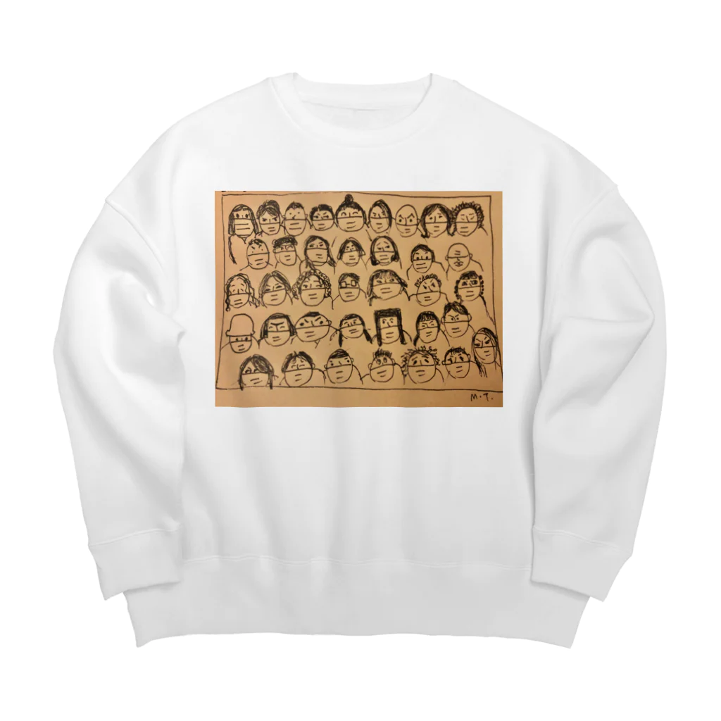 madmaiの蜜です！ Big Crew Neck Sweatshirt