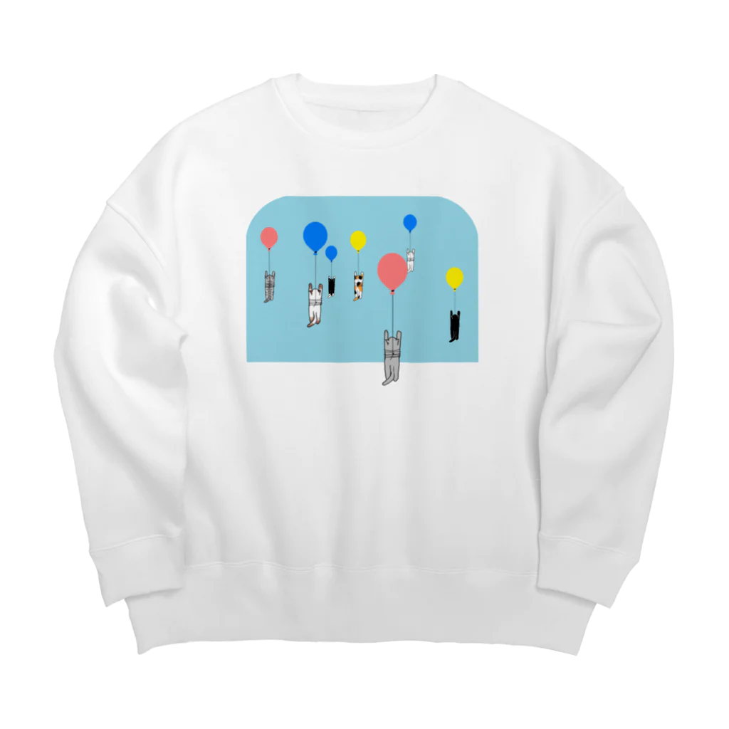 SU-KUのベタですみません。風船 Big Crew Neck Sweatshirt