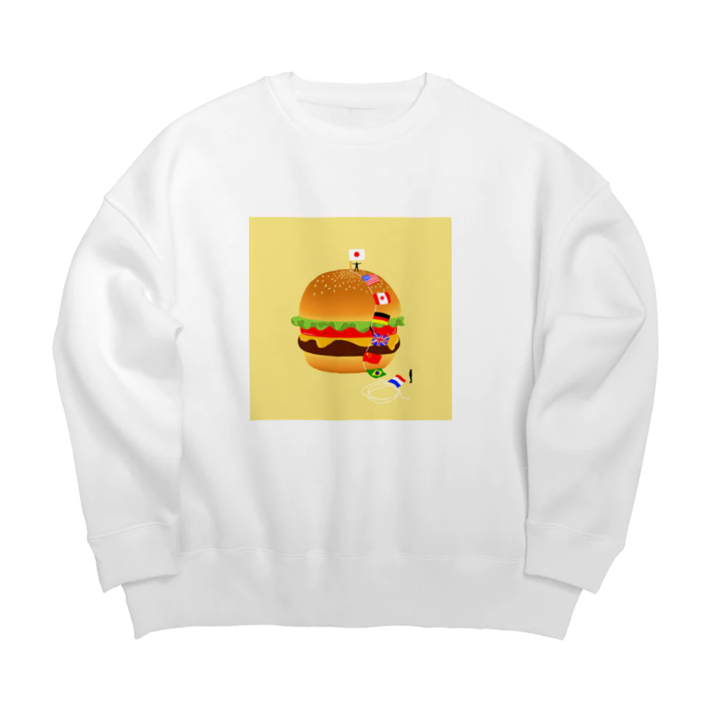 ないものねだりのおいしい山登り Big Crew Neck Sweatshirt