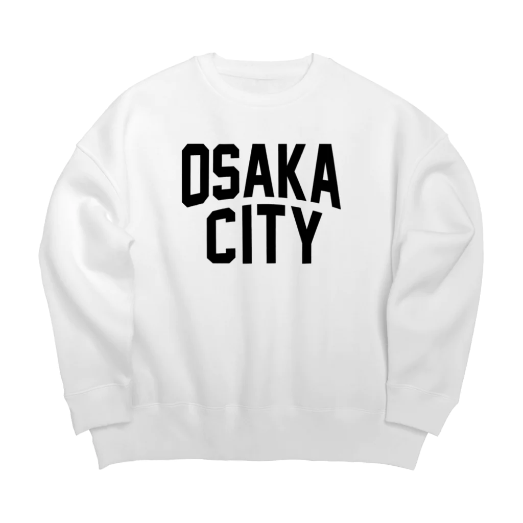 JIMOTOE Wear Local Japanの大阪市 OSAKA CITY Big Crew Neck Sweatshirt