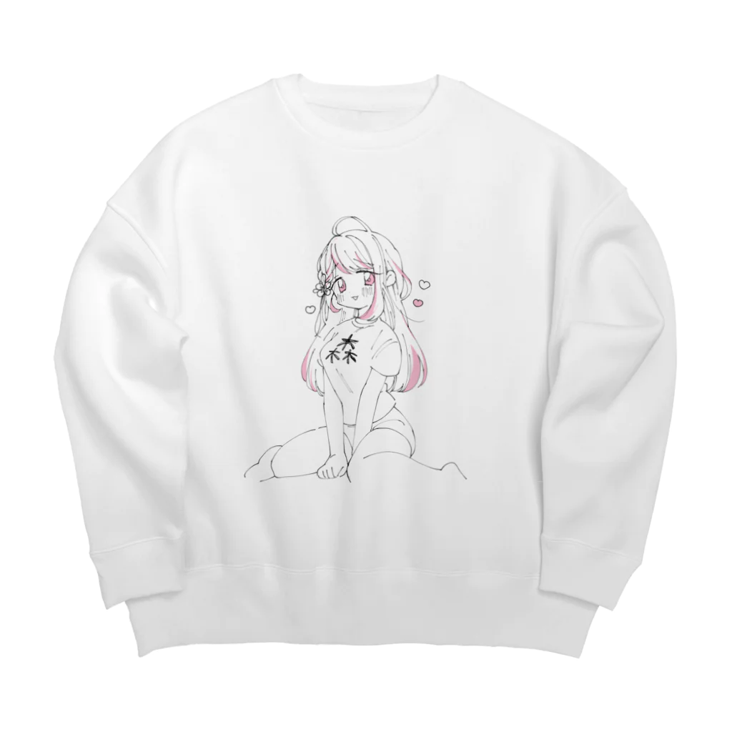 夢幻めろの公式ショップの森Tビッグシルエットスウェット【夢幻めろ】 Big Crew Neck Sweatshirt