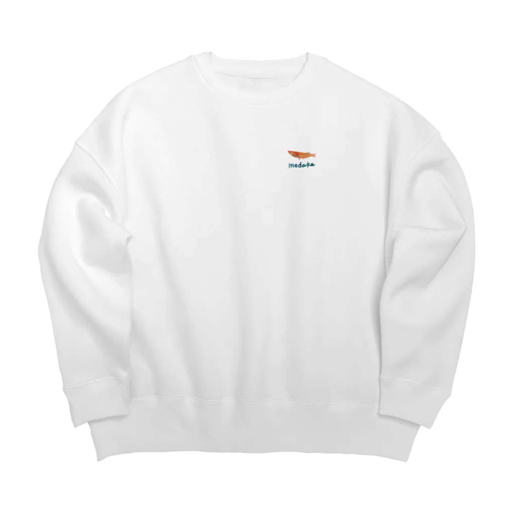 あきのmedaka Big Crew Neck Sweatshirt