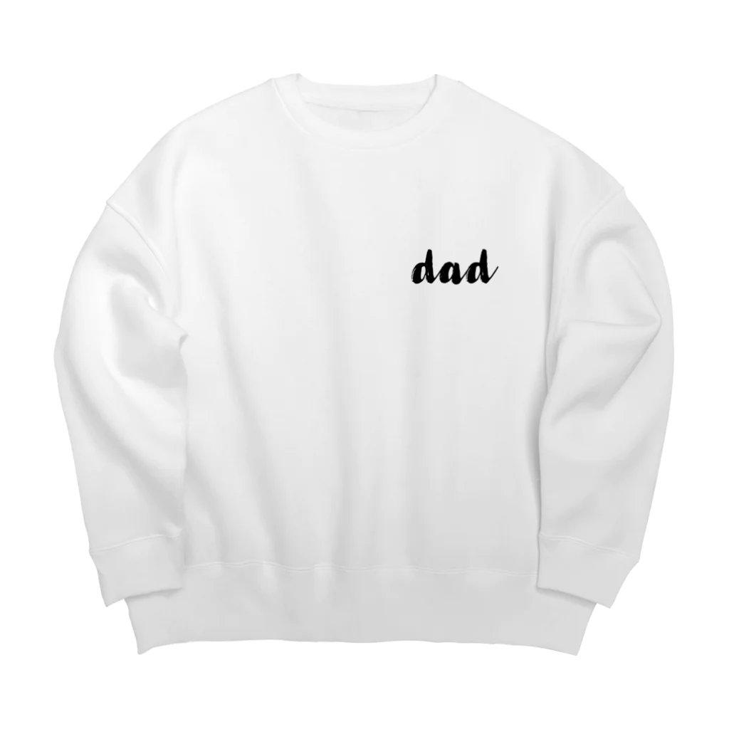 🥑❤️🌵のgood dad Big Crew Neck Sweatshirt