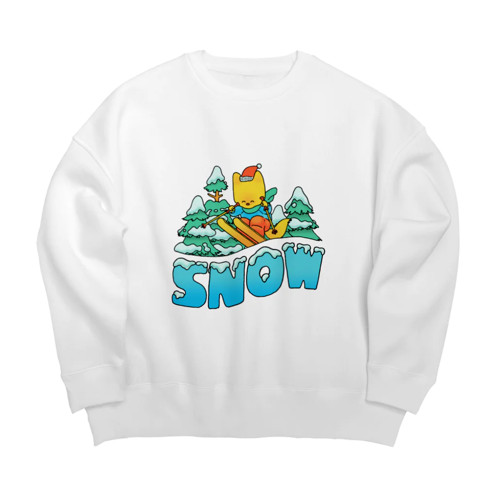 禺吾朗のSNOW Big Crew Neck Sweatshirt