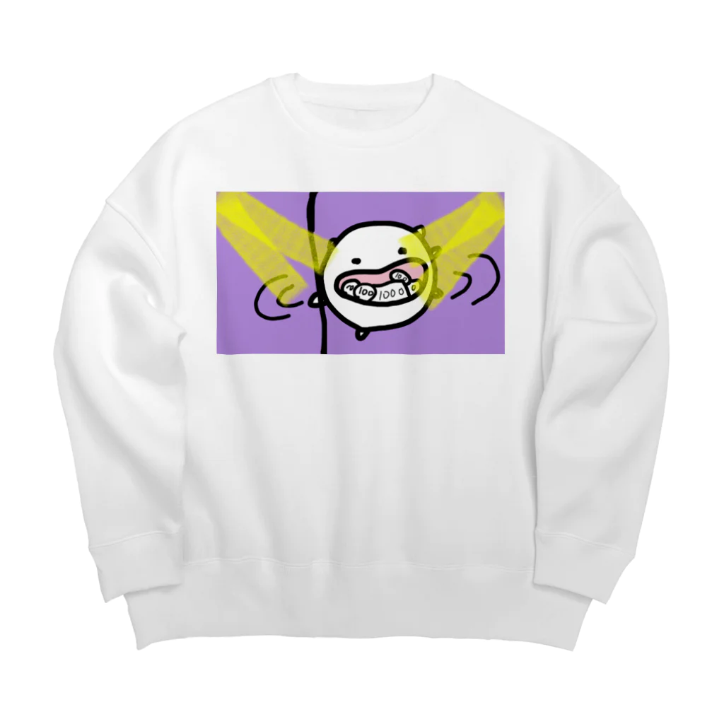 ダイナマイト87ねこ大商会のポールダンサーねこです Big Crew Neck Sweatshirt