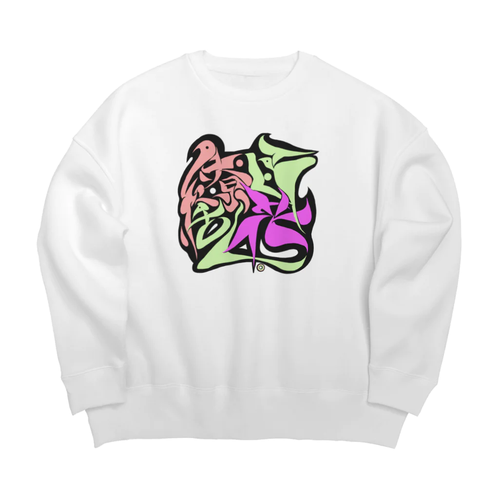 シノアの百花繚乱。(ひゃっかりょうらん) Big Crew Neck Sweatshirt