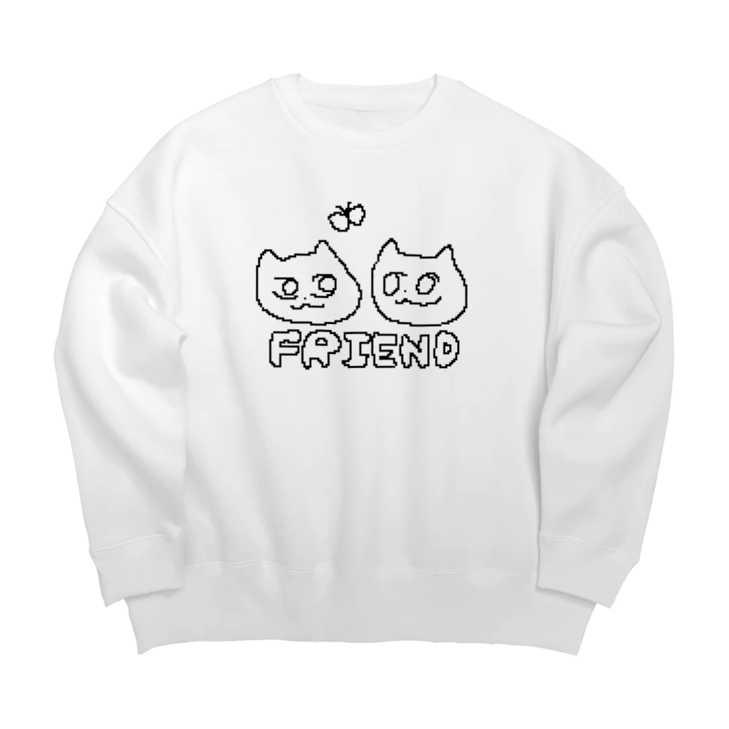 ドリームランドのなかよし Big Crew Neck Sweatshirt