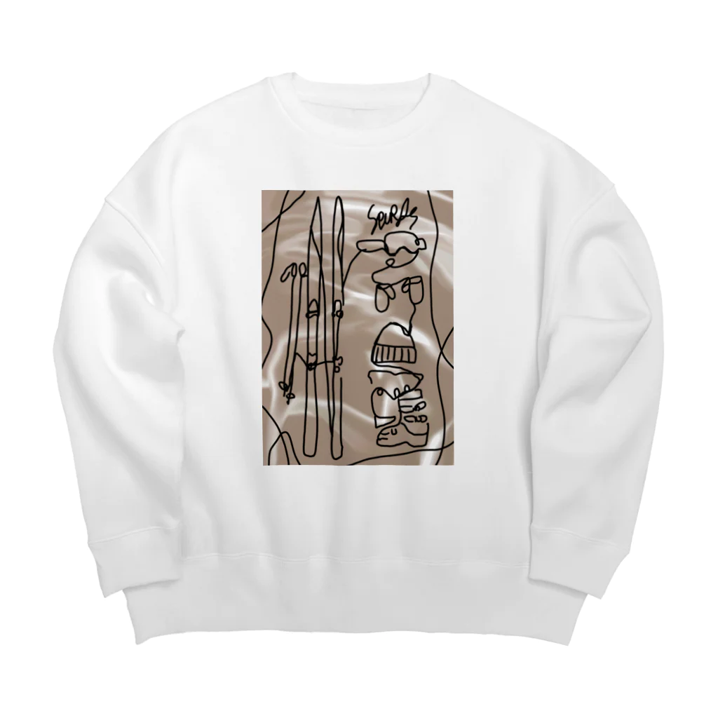 SPUR/sのSPUR/ｓ（ニュアンス）ビッグシルエットスウェット Big Crew Neck Sweatshirt