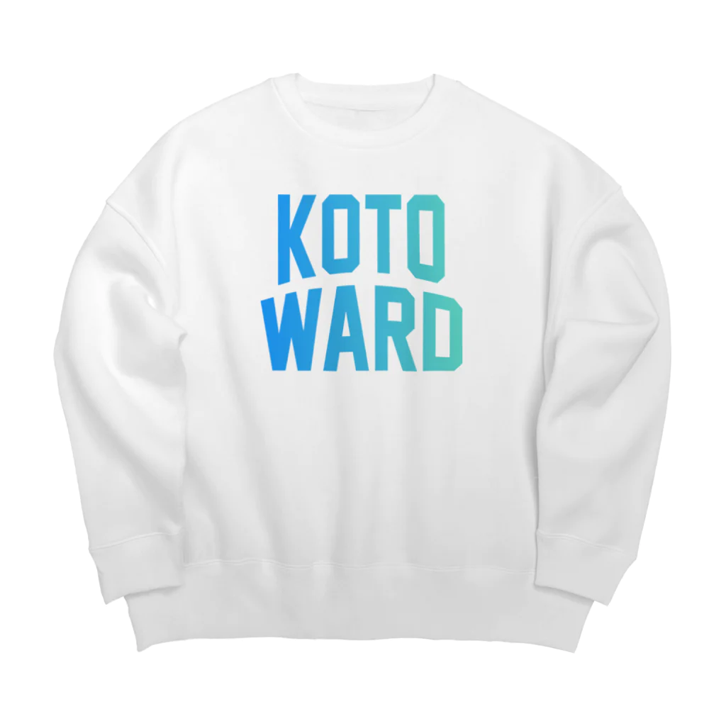 JIMOTOE Wear Local Japanの江東区 KOTO WARD Big Crew Neck Sweatshirt