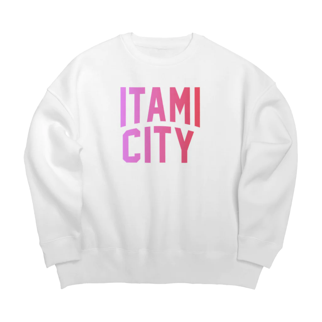 JIMOTOE Wear Local Japanの伊丹市 ITAMI CITY Big Crew Neck Sweatshirt