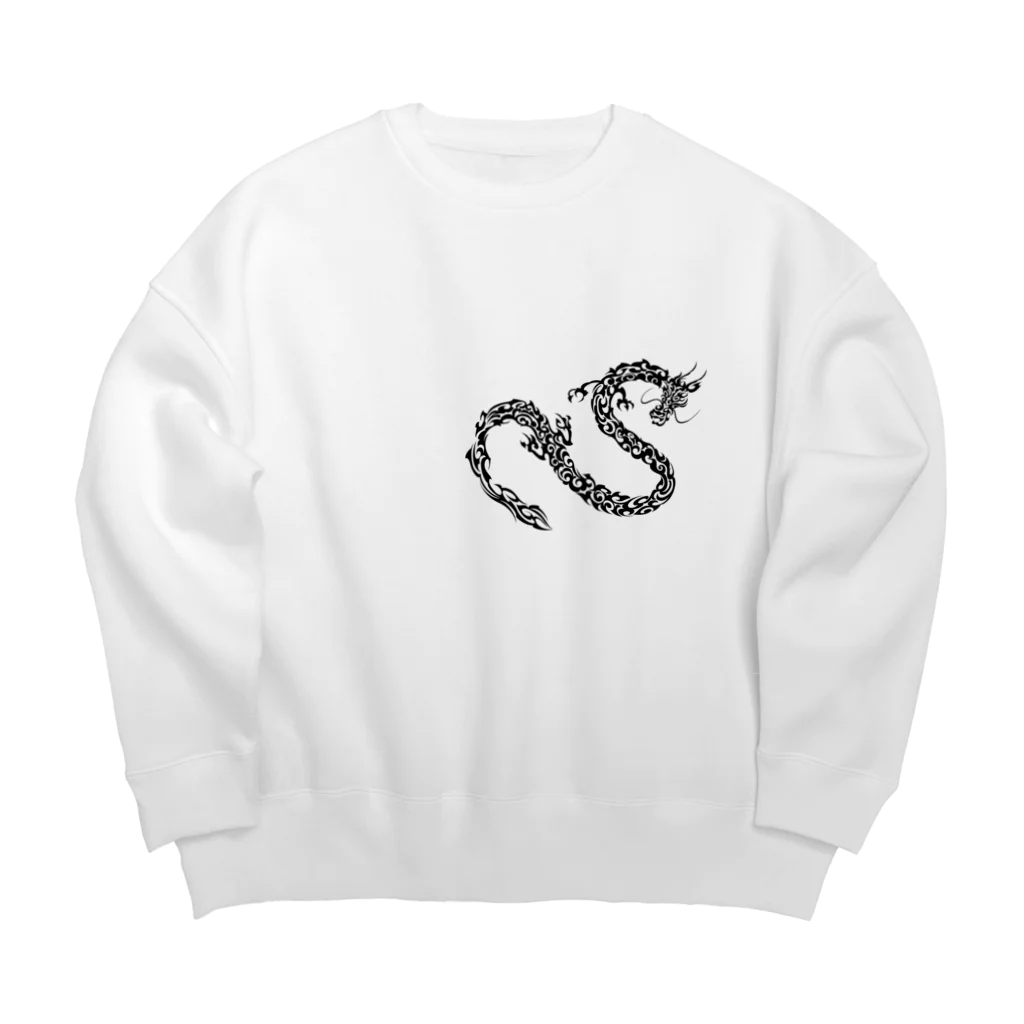 the hearthのdragon Big Crew Neck Sweatshirt