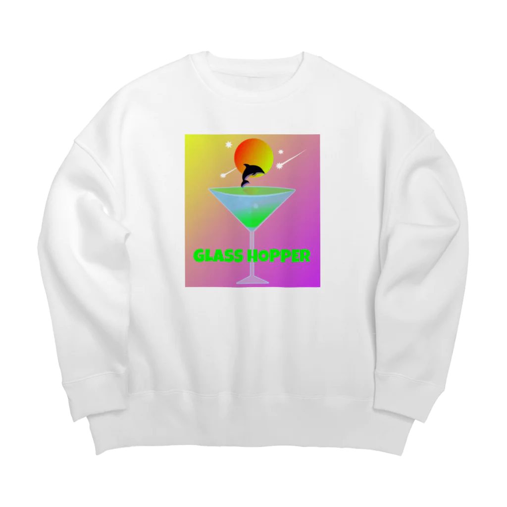 NectarのIllust [ Glass Hopper] Big Crew Neck Sweatshirt