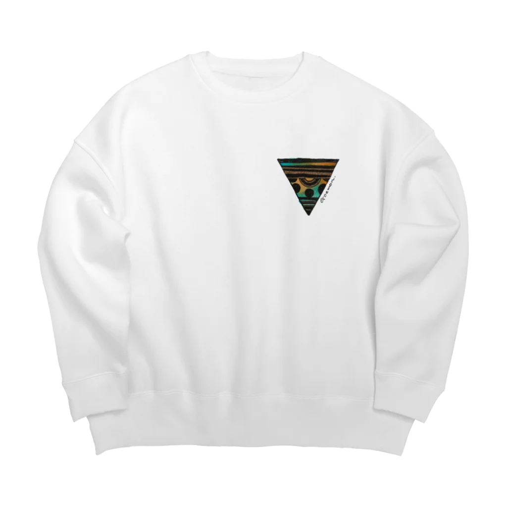 ごえもんの柄ワンポイント Big Crew Neck Sweatshirt