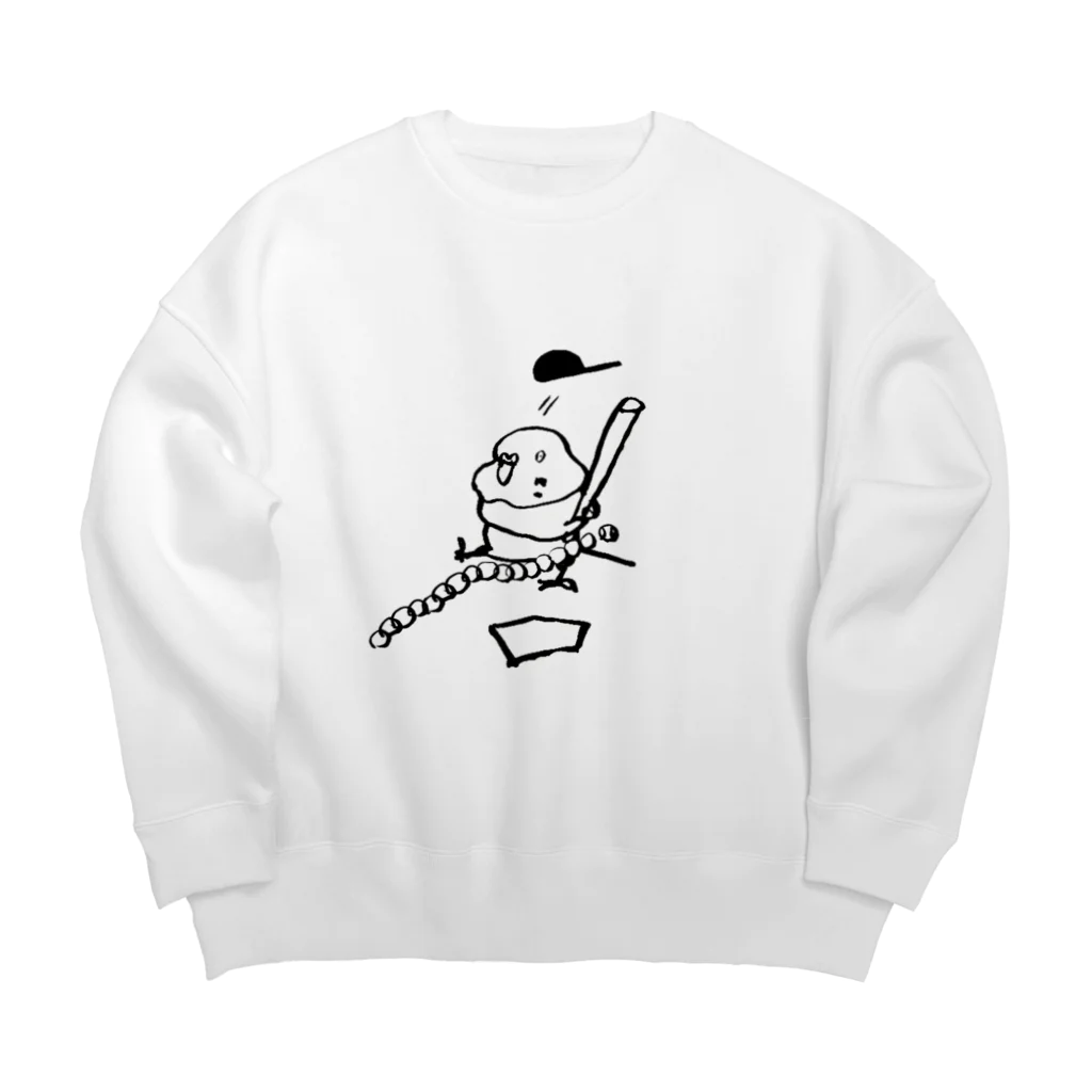 sucre usagi (スークレウサギ）のインコース高め Big Crew Neck Sweatshirt