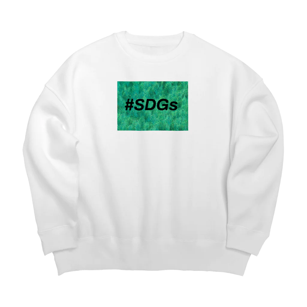 oyosamaの#SDGs スローガン  Big Crew Neck Sweatshirt