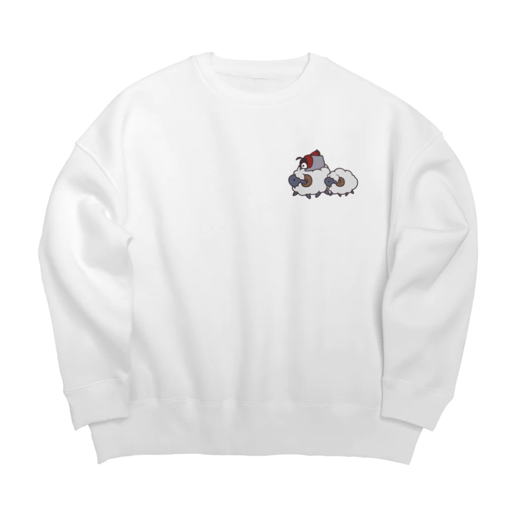 焼きパンショップのシーペン Big Crew Neck Sweatshirt