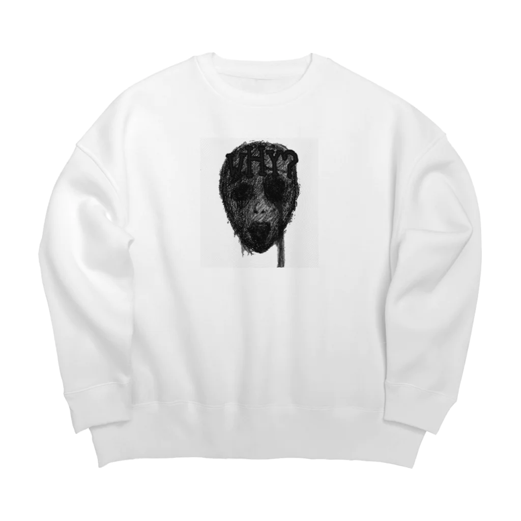 シャベコワ本舗のどこでも怨念 Big Crew Neck Sweatshirt