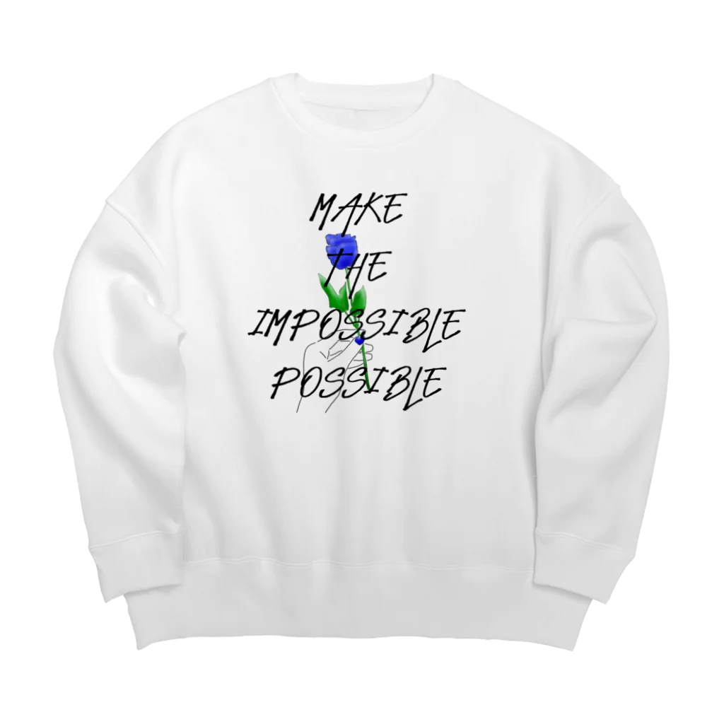 Make The Impossible possible のMake The Impossible possible Big Crew Neck Sweatshirt