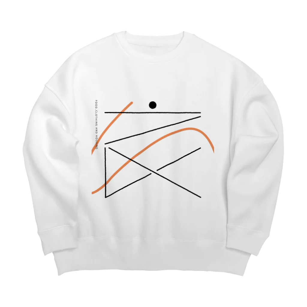 kznの衣食住の衣 Big Crew Neck Sweatshirt