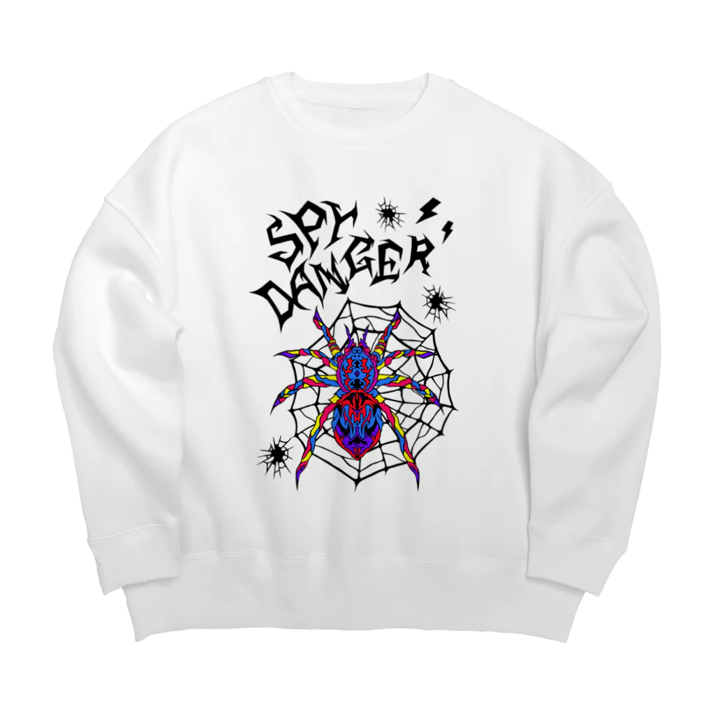 UWUMAのSPY DANGER Big Crew Neck Sweatshirt