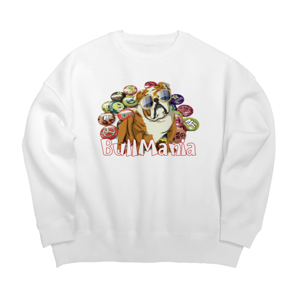 zommyのBULLMANIA ラブアンドピース Big Crew Neck Sweatshirt