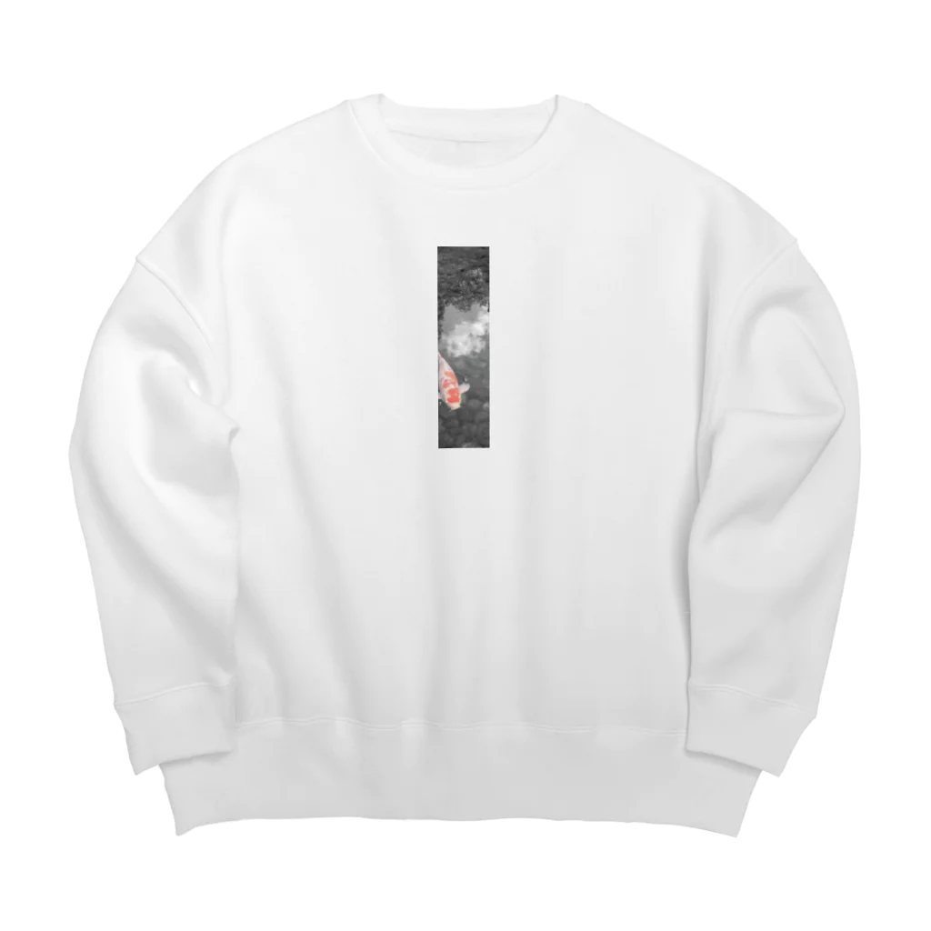 みちのすけの金魚 Big Crew Neck Sweatshirt