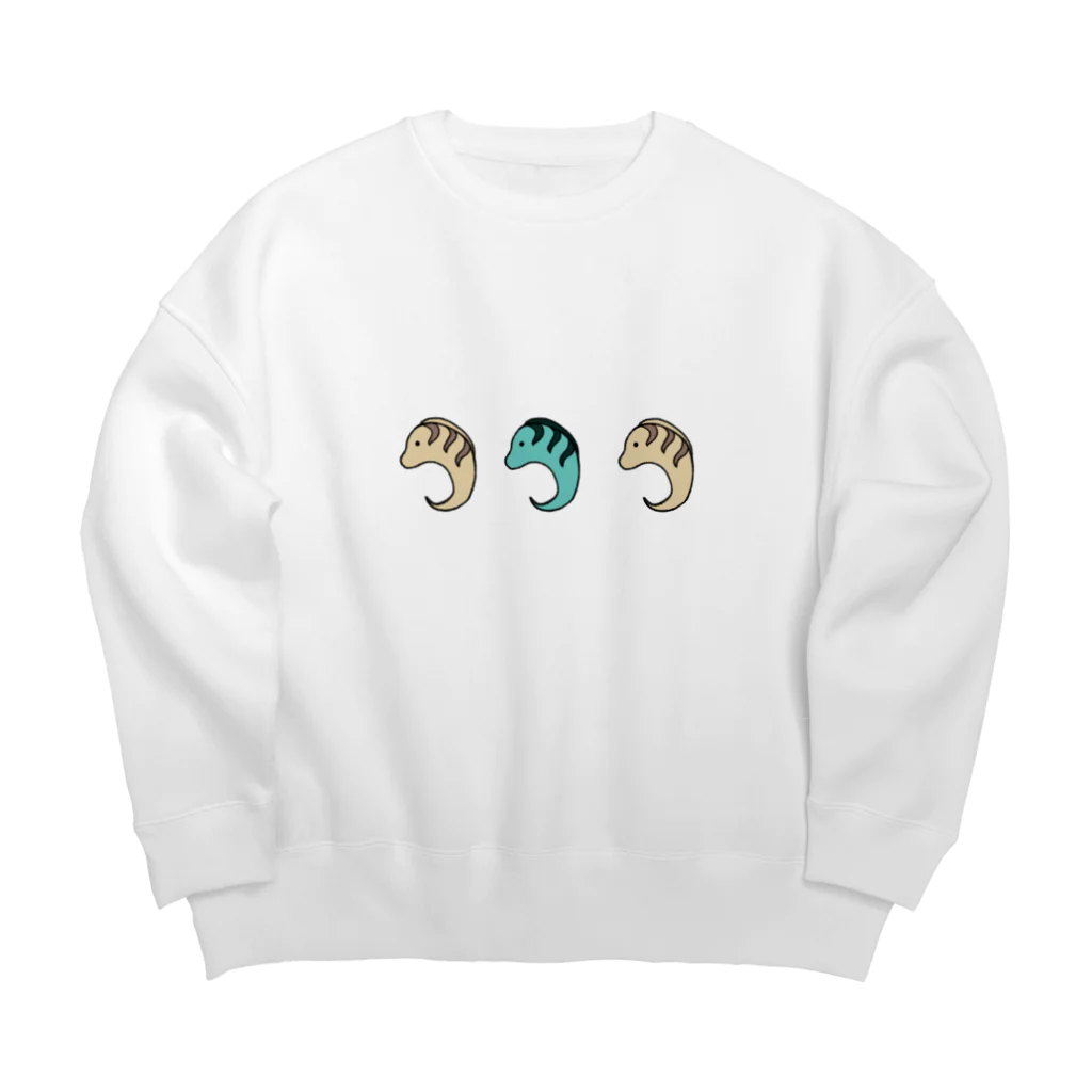 カレイドスコオプのうみのいきもの(うつぼブラザーズ) Big Crew Neck Sweatshirt