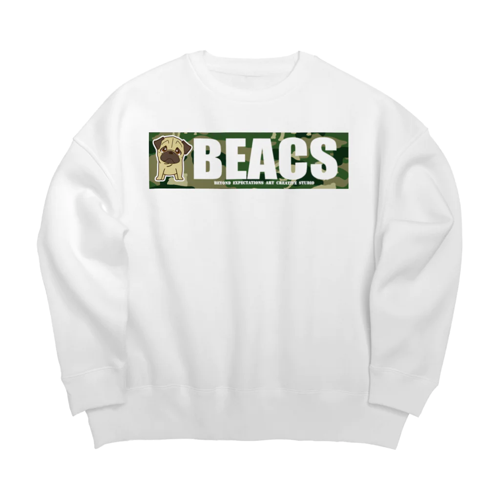 BEACSのBEACS(迷彩パグ） Big Crew Neck Sweatshirt